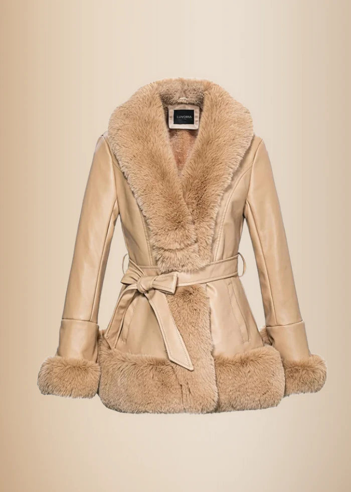 Livia™ - Fur Leather Jacket