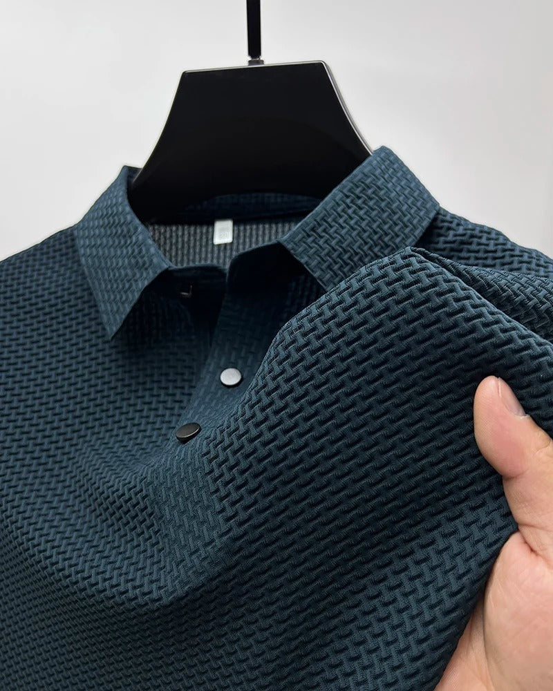 Alex™ - Silk Polo Shirt (60% Discount)